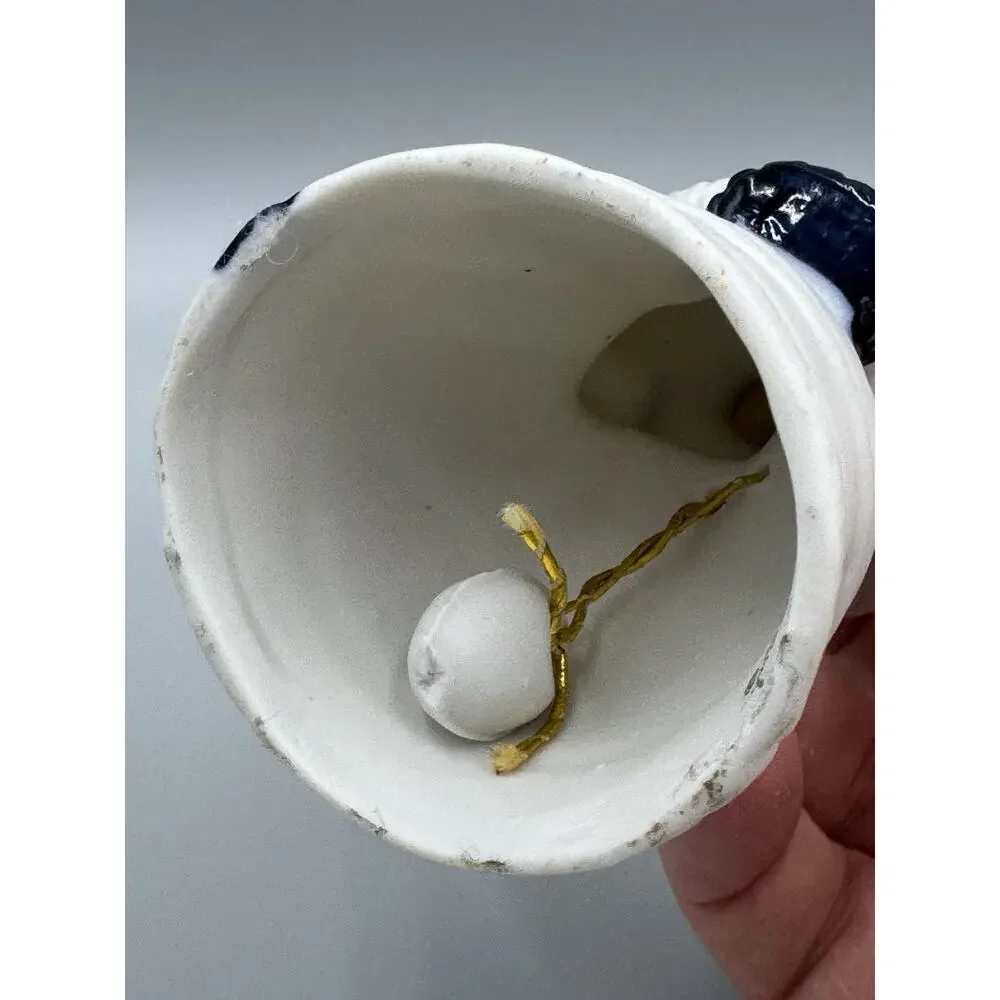 Vintage Jasco Royal Majestic Bells Girls Women Set of 2 White Blue